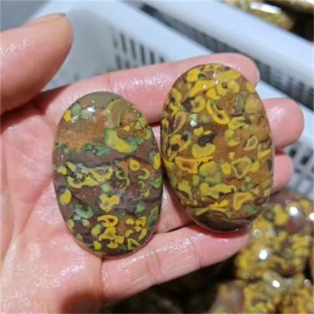Lucky- Dados de piedras preciosas DND, dados de jaspe kababa natural