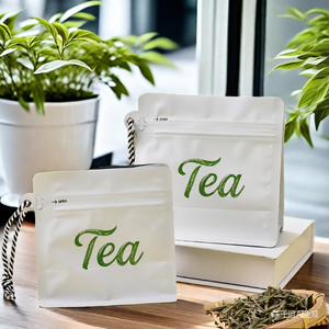 Sacchetto Personalizzato per Caffè in Grani con Fondo Piatto, 12oz, Sigillato su Otto Lati, con Logo, Valvola e Cerniera - Product Image 1