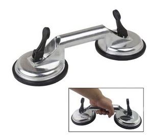 Porte-verre mobile ventouses double griffes plaque en caoutchouc manuel vide ventouse en verre - Product Image 5