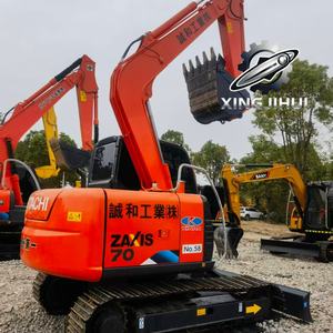 รถขุดฮิตาชิ Zaxis70 มือสอง ขนาด 7 ตัน ขนาดเล็ก ใช้สายพานยาง พร้อมมอเตอร์และชิ้นส่วนหลักที่ผ่านการทดสอบแล้ว พร้อมวิดีโอตรวจสอบ - Product Image 2