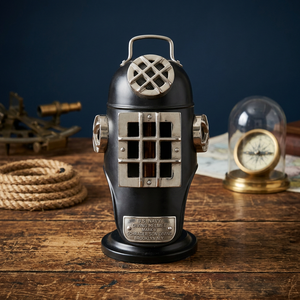 CH Antique U.S Navy Brass Polished Divers Helmet Mark V Handmade Deep Gift Home Decoration Fairy Theme 18 Inch Calvin Handicraft - Product Image 1