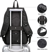 RAYLON Tas Ransel Laptop Multifungsi Oxford Berkualitas Tinggi dengan Port Pengisian Daya USB Desain Tahan Air untuk Bisnis, Sekolah, dan Perjalanan
