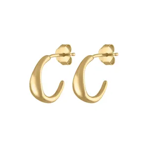 Gemnel 925 silver gold plated vermeil huggies hoop earring women jewelry 2024 custom name earring