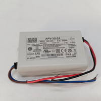 Alimentation à découpage Meanwell APV-35-24 24V 35W 1.5A AC-DC à sortie unique CE/UKCA/LPS pour luminaires LED