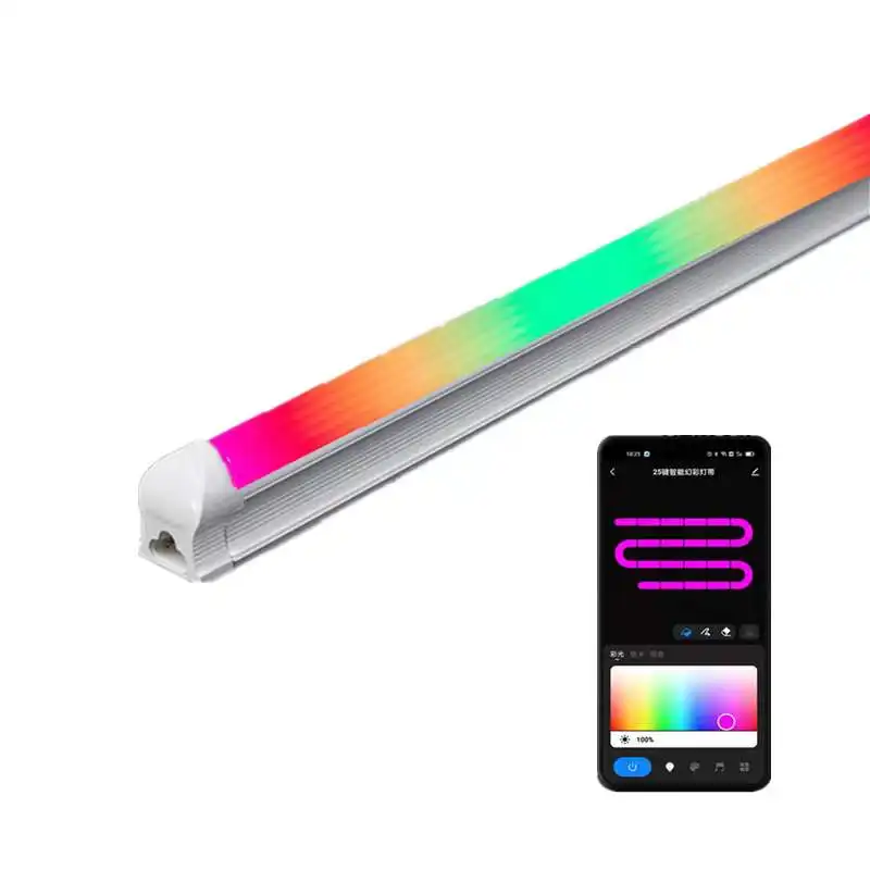 Meilleure vente LED musique synchrone commande vocale application intelligente 5050 lampe à LED RVB