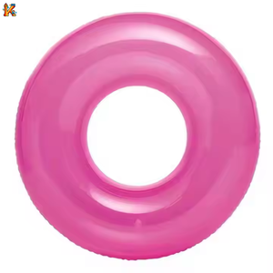 حلقات سباحة ملونة محمولة ومقاومة للماء للأطفال من البي في سي، حوض سباحة قابل للنفخ للأطفال الصغار، حلقة حفلات الشاطئ كيدوهوب - Product Image 4