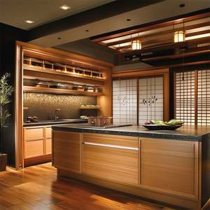 Gabinetes de Cocina Modernos de Lujo, Islas, Soluciones Totalmente Personalizables para Cocinas Modulares, Mejora para el Día a Día, Tablero de Melamina Inoxidable - Product Image 3