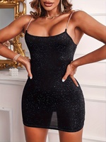 Robe Moulante Sexy à Bretelles Spaghetti et Col Sans Bretelles pour Femmes, Robes d'Été à Ourlet Régulier Mince Longueur au Genou