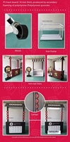 L'usine fournit un comptoir d'affichage de table pliable Table promotionnelle Table d'affichage pliante mobile