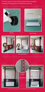 Fábrica Proporcionar Mesa plegable Mostrador de exhibición Mesa promocional Mesa de exhibición plegable móvil - Product Image 3