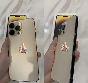 Smartphone Ricondizionato Ufficiale all'Ingrosso per <span class=keywords><strong>13</strong></span> 14 15 Pro Max Gold 5G, Telefono Cellulare di Alta Qualità Originale Sbloccato Usato con 8GB di RAM - Product Image 2