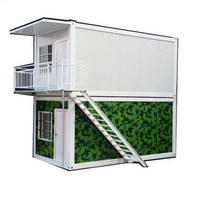 Conteneur maritime en bois de 20 pieds personnalisé et respirant, transformé en maison d'hôtes mobile, kiosque, salle d'activités, bureau, boutique, entrepôt ou cuisine