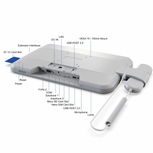 Aimedik 15.6 Inch Chăm Sóc Sức Khỏe Bệnh Viện Y Tế Android Tablet Với IEC60601-1 EN60601-1 Chứng Nhận - Product Image 4