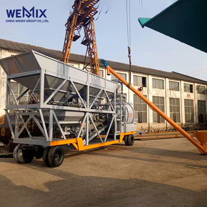 YHZM500 Centrale à béton mobile Centrale à béton mobile Mélangeur à tambour Mélangeur à tambour Centrale à béton mobile - Product Image 1