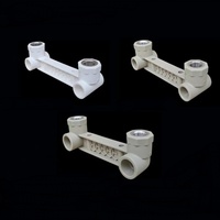 Offre Spéciale Produit Positionneur de douche fixe Raccords de tuyauterie en PPR monobloc Raccord duplex Coude duplex Té duplex pour système de plomberie