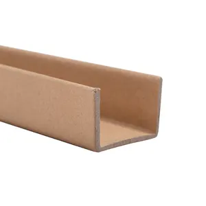 מגן פינת נייר בצורת U או V, ידידותי לסביבה, ידידותית לסביבה, להגנה על קצה של הסחורה