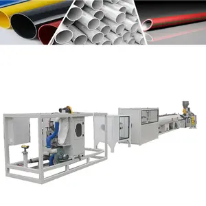 PVCパイプ電気ねじ切り製造機プラスチック水道管製造生産機械ライン
