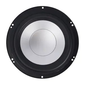 Venta caliente 6,5 "80 Magnético 4 Euro 50W Silver Bass PARTY WOOFER altavoz de bocina altavoces multimedia