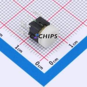 TSL06121-083B330BF-1CE1-002F Tactile Switch Through hole-6P,6x6mm Switch Single Pole Single Throw Round Button 1.8N 6mm - Product Image 1