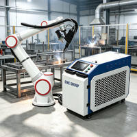 Robot de Soldadura Colaborativo de 6 Ejes, Robot de Soldadura Láser de Fibra, Soldador de Acero Inoxidable y Acero al Carbono, Certificado CE, Fabricante OEM