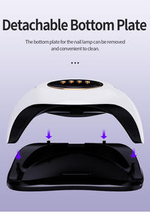 סלון באיכות גבוהה מניקור מייבש: 180w powerhouse, משולבת + הוביל, חיישן אינפרא אדום, לשאת ידית & Uem תמיכה - Product Image 2