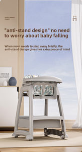 Silla de Comedor para Bebés de Plástico Resistente con Altura Ajustable para Uso Doméstico, Estilo Restaurante, Segura, Capacidad de 250 lb, Venta al Por Mayor - Product Image 4