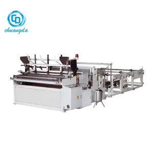 Máquina de perforación y rebobinado de papel higiénico, automática, de alta velocidad, CDH-1575-C