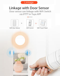 Sensor de Puerta y Ventana WiFi Tuya TY-DWC-5, Sensor Magnético de Seguridad Antirrobo, Alarma Inteligente Compatible con Alexa y Google Home - Product Image 6