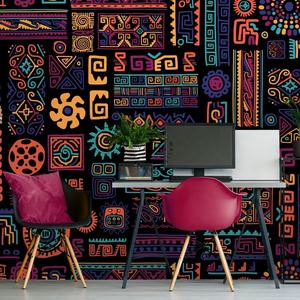 Peintures murales abstraites décoratives de <span class=keywords><strong>style</strong></span> <span class=keywords><strong>ethnique</strong></span>, <span class=keywords><strong>papier</strong></span> <span class=keywords><strong>peint</strong></span> 3D - Product Image 4