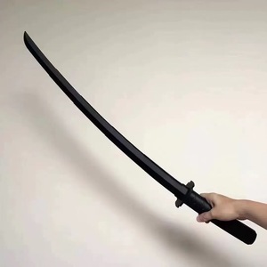 Épée de samouraï rétractable imprimée en 3D, jouet en plastique, accessoire de blague, anti-stress, amusant, pour cosplay, décoratif, jeu d'imitation, artisanat - Product Image 3