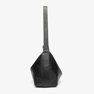 Bolso de Mano de Cuero PU Genuino Unisex con Logotipo Personalizado al por Mayor, Bolso de Hombro Casual Estilo Hobo, Cierre Negro, Diseño Retro Impermeable - Product Image 3
