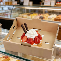 Boîte à fruits écologique recyclable, compostable, en carton ondulé ventilé, pour les stands de fruits frais, les supermarchés, les boîtes de stockage