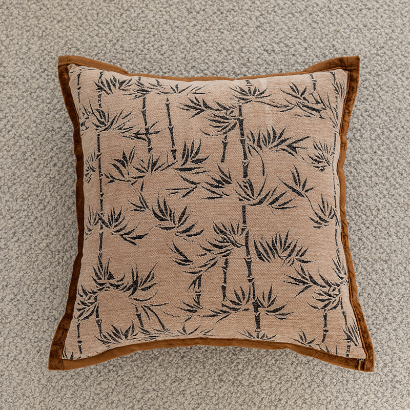 ขอบใบไผ่สีน้ำตาล