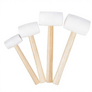 Fast Delivery Industrial Hardware Wooden Handle White Rubber Hammer <b>House</b> Floor Install <b>Tools</b> / Customized Hammer <b>Tools</b> Kumivasa - Product Image 4