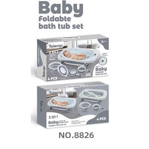 Juego de Bañera para Bebé de Siete Piezas, Plegable, Portátil, de Plástico, Ecológico, Material PP, Venta al Por Mayor de Fábrica - Product Image 3