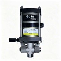 Pompe à liquide pneumatique OSK, modèle similaire à Haskel, à double action et double entraînement, pression maximale 50 000 PSI, pour les tests