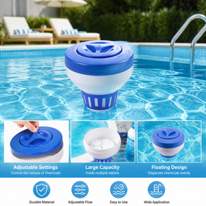 Dispenser di Cloro Galleggiante Regolabile JC per <span class=keywords><strong>Piscina</strong></span> - Product Image 2