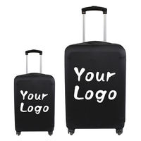 Housse de valise personnalisée de haute qualité, housse de valise anti-poussière, housse de protection en spandex à pois, avec des imprimés tendance et populaires
