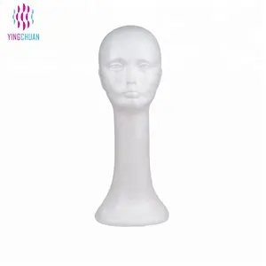 Hot sale wig hat display foam mannequin head