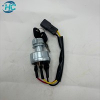 Interrupteur d'allumage à 4 fils avec 2 clés pour chargeuse compacte Caterpillar, pièces de rechange HC 110-7887 467-8535 1107887 4678535