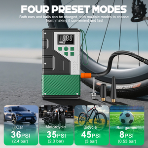 Công suất cao 4-in-1 xách tay mini xe Booster & Jumper lốp <span class=keywords><strong>Inflator</strong></span> 8000mAh pin nhảy khởi động với máy bơm không khí xe nhảy khởi động - Product Image 3