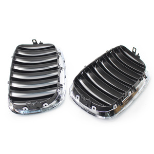 Rejilla de parachoques delantero para BMW X5, plástico ABS con moldura cromada, entrada de aire para modelos 2008-2013 - Product Image 3