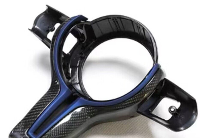 Véritable fibre de carbone [bleu vif]