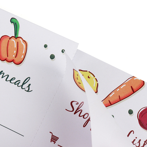 Tear Off Shopping frigo Magnet Pad Planner per pasti e blocco note per la lista della spesa con Logo personalizzato - Product Image 5
