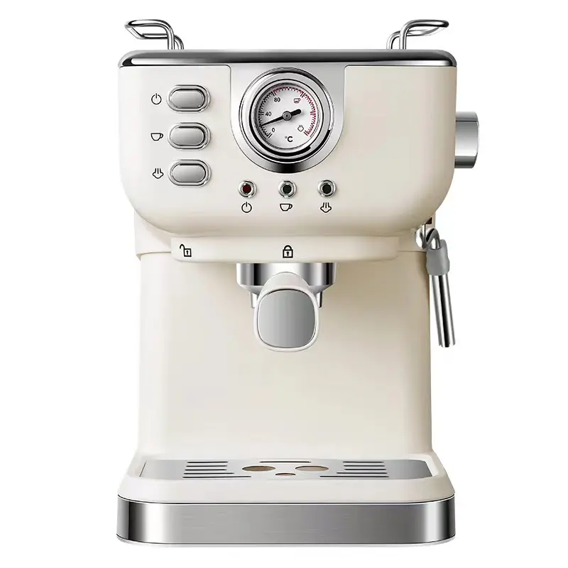 ماكينة صنع القهوة شبه الآلية ماكينة صنع قهوة الإسبرسو المنزلية ماكينة صنع رغوب الحليب