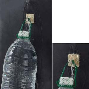 K2041 Waterproof Double Sided Wall Adhesive Metal Hooks Oil-Proof Heavy-Duty Strong <b>Hangers</b> for Kitchen Bathroom Use 4.5cm - Product Image 6
