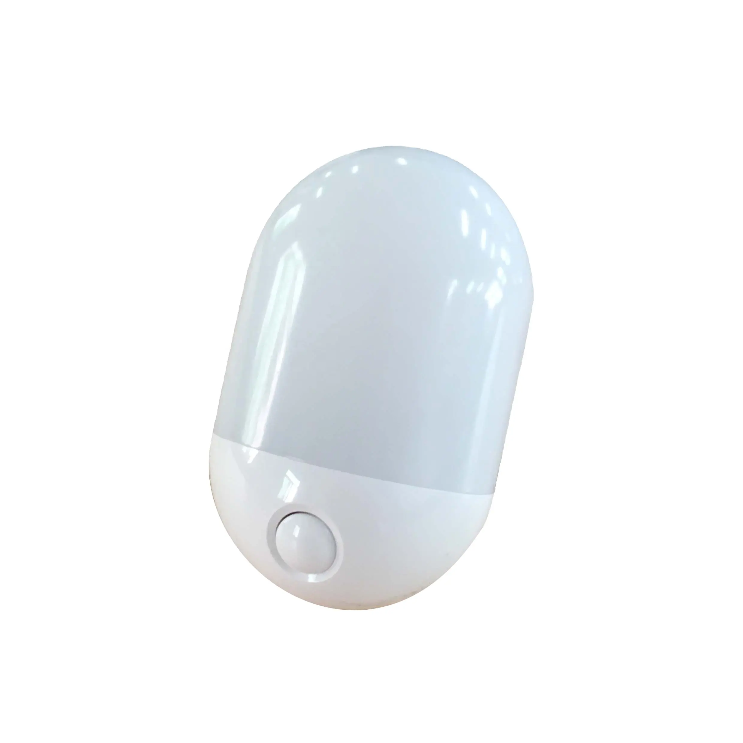 Bedroom Use LED Night Light Oval Shaped Push On/Off To Control
