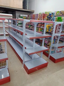 Giá thấp Kệ siêu thị trắng trở lại lưới Gondola Kệ bán nóng trong <span class=keywords><strong>Philippines</strong></span> Indonesia Thái Lan - Product Image 2