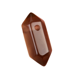 Cono Hexagonal de doble punta de <span class=keywords><strong>cuarzo</strong></span> <span class=keywords><strong>ahumado</strong></span> promocional de buena calidad, <span class=keywords><strong>colgante</strong></span> de sujeción media, decoración del hogar, fabricación de joyas DIY - Product Image 1
