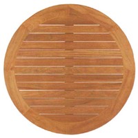 Table de salle à manger en plein air, meubles de Patio, Table ronde en bois pour Restaurant